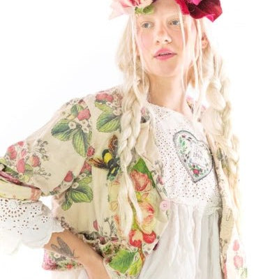 Jacket 657 - Printed Kelley Jacket - BloomberryMagnolia PearlOUTERWEAR
