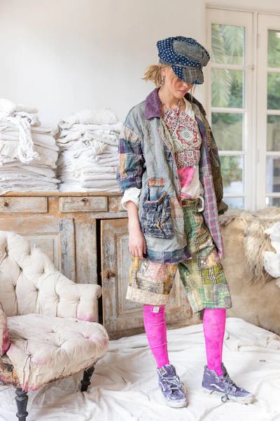 Jacket 936 - Patchwork KathmanduMagnolia PearlOUTERWEAR