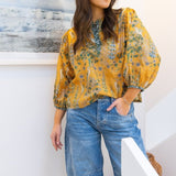 Jolie Top in Saffron Heronnibimtk.comTOPS & BLOUSES