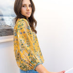 Jolie Top in Saffron Heronnibimtk.comTOPS & BLOUSES