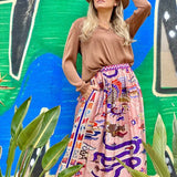 Joy Dragon Printed Skirt - I’ll be me!Me369SKIRT