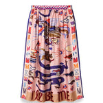 Joy Dragon Printed Skirt - I’ll be me!Me369SKIRT
