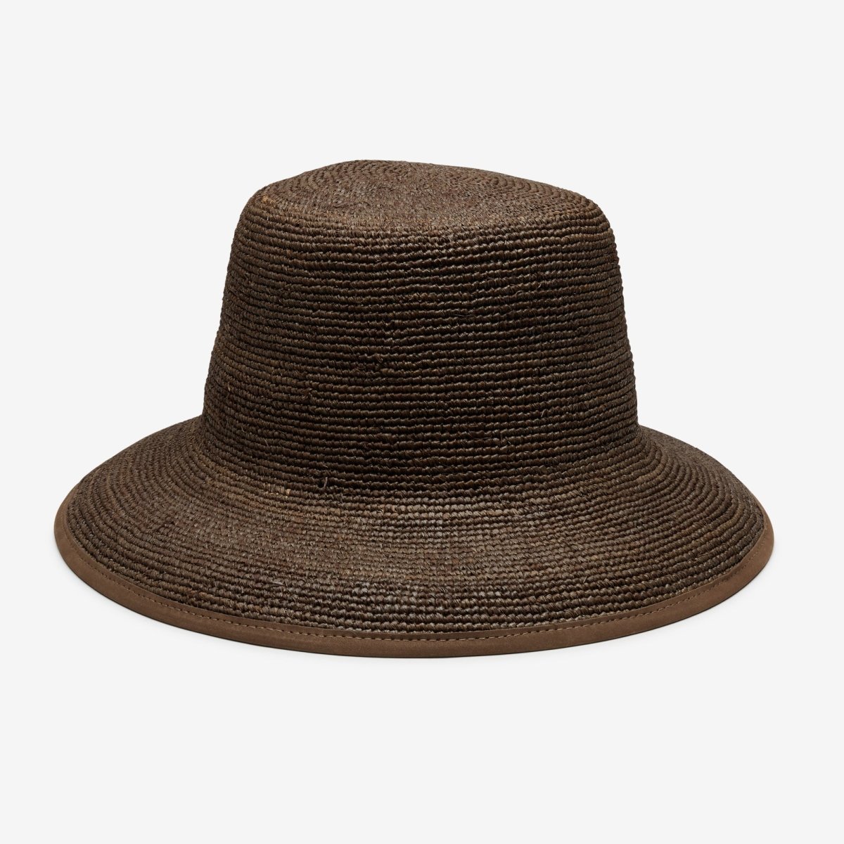 June Raffia Bucket Hat in BrownW Y E T HBucket Hat