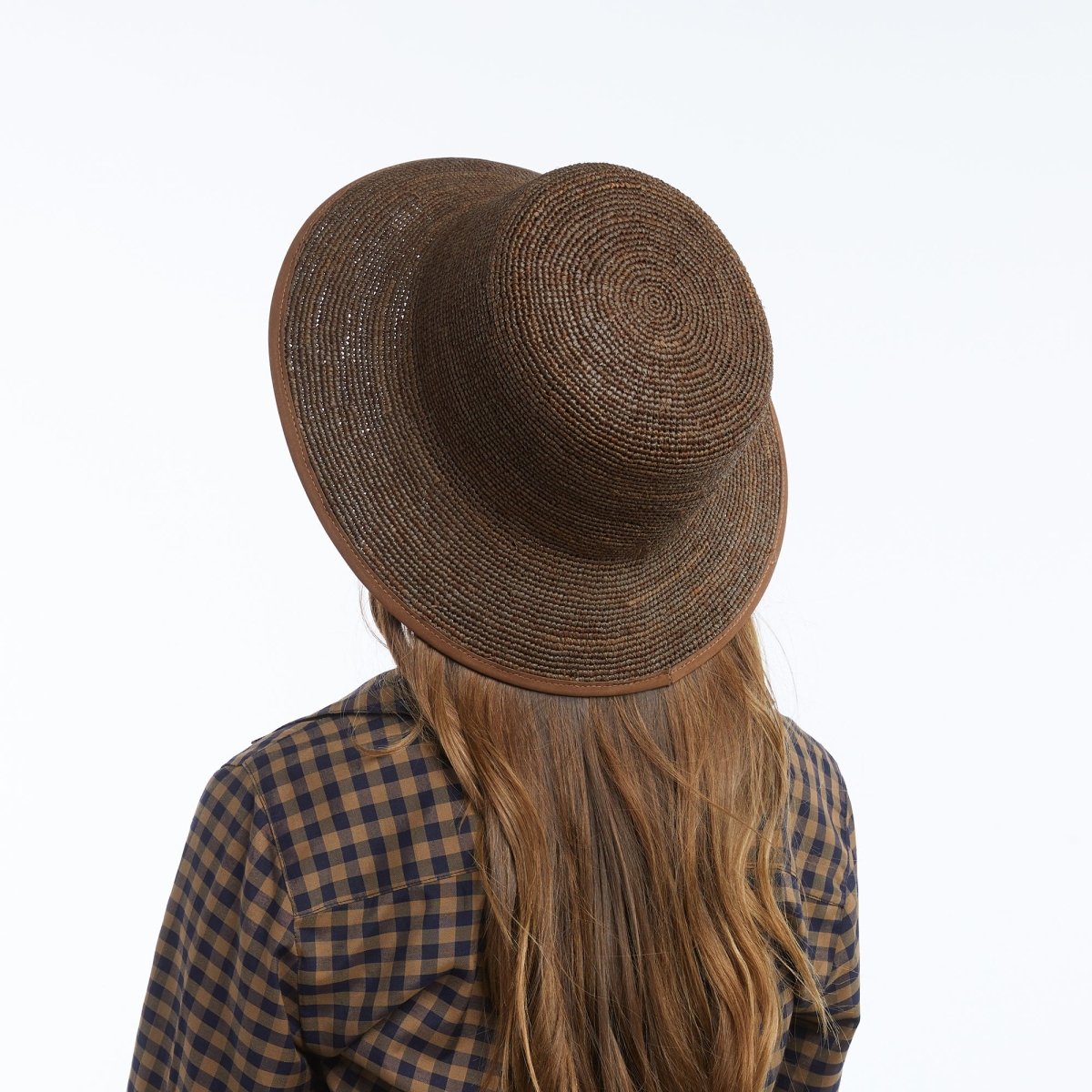 June Raffia Bucket Hat in BrownW Y E T HBucket Hat