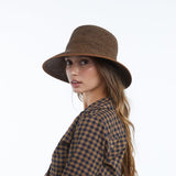 June Raffia Bucket Hat in BrownW Y E T HBucket Hat