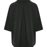 Kaya Boyfriend Shirt - CharcoalThe HandloomTop