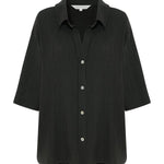 Kaya Boyfriend Shirt - CharcoalThe HandloomTop