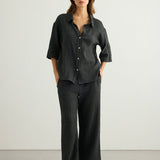 Kaya Drawstring Pants - CharcoalThe HandloomPants