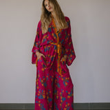 Kimono Wrap or Mini Dress - Bright Pink & OrangeSun ChildKimono
