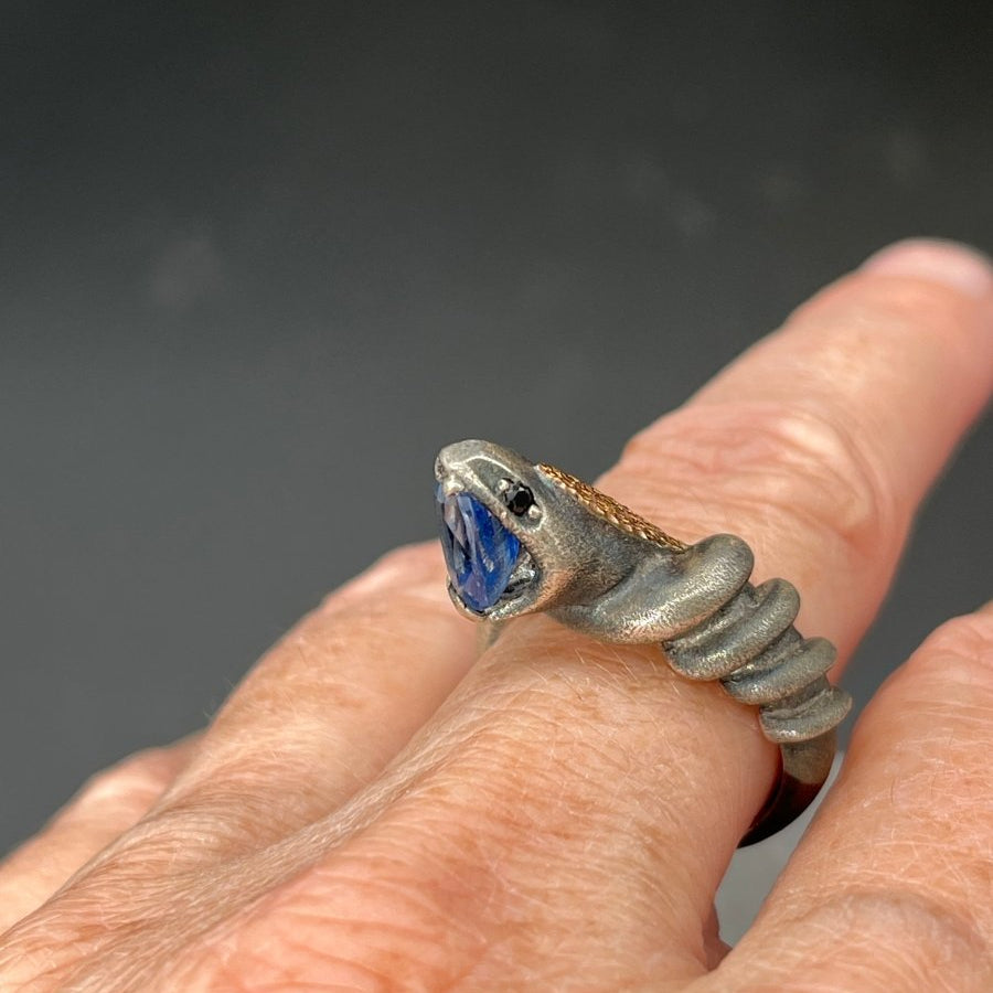 Kyanite Snake RingBORARINGS