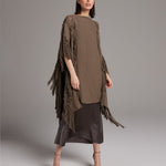 Lace Fringe MantaVOZ ApparelScarf