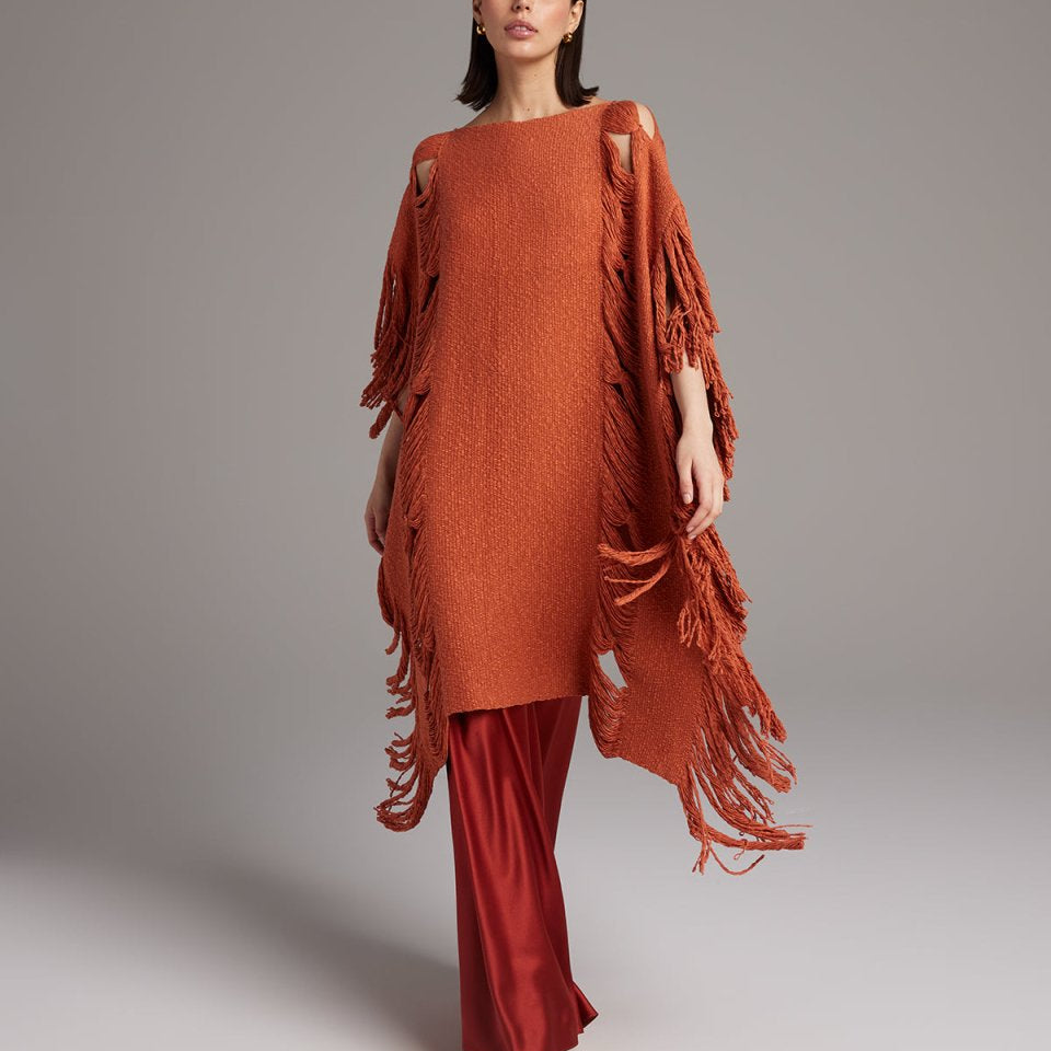 Lace Fringe MantaVOZ ApparelScarf