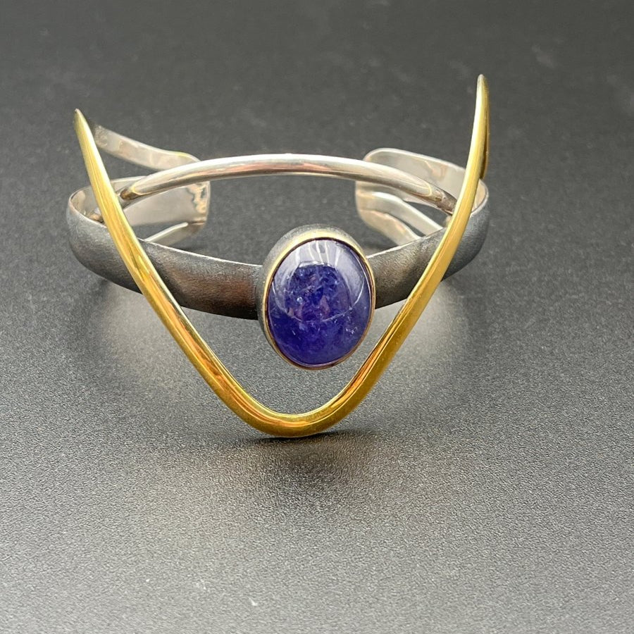 Lapis Cuff Bracelet - Channel Your Inner WonderwomanBORABRACELET