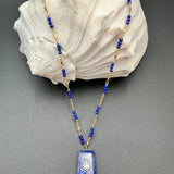 Lapis Pendant with Blue Topaz Center NecklaceBeth ZinkNECKLACES