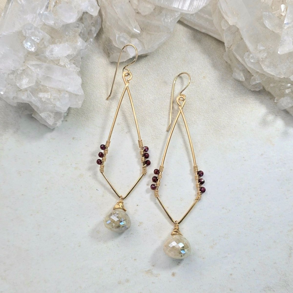 Large 2.5+ In Marquis Hoops 1867James & JezebelleEARRINGS