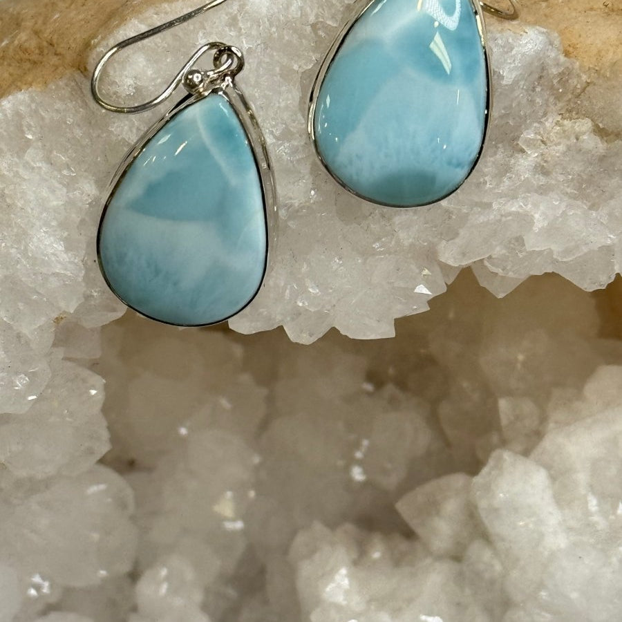 Larimar Tear Drop EarringsJinjaEARRINGS