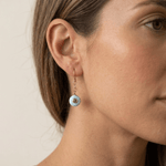 Larimar with Faceted Peridot Inset EarringsBeth ZinkEARRINGS