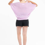 Lavender Oversized V - Neck Sweater in CashmereSTUDIO CASHMERE8SWEATER