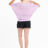 Lavender Oversized V - Neck Sweater in CashmereSTUDIO CASHMERE8SWEATER