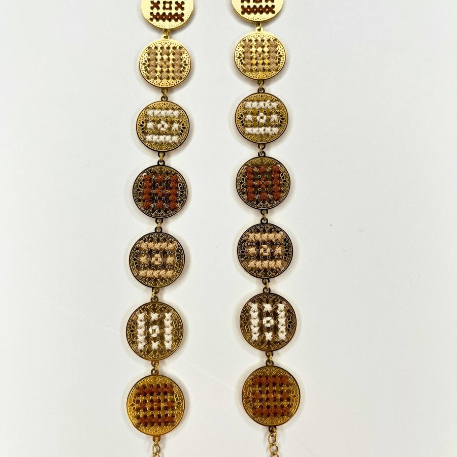 L’eight Link Bracelet – Hand - Embroidered Italian DesignL'EightBRACELET