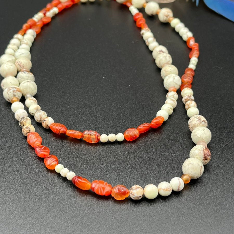 Lemon Chrysoprase + Carnelian NecklaceDebra PyeattNECKLACES
