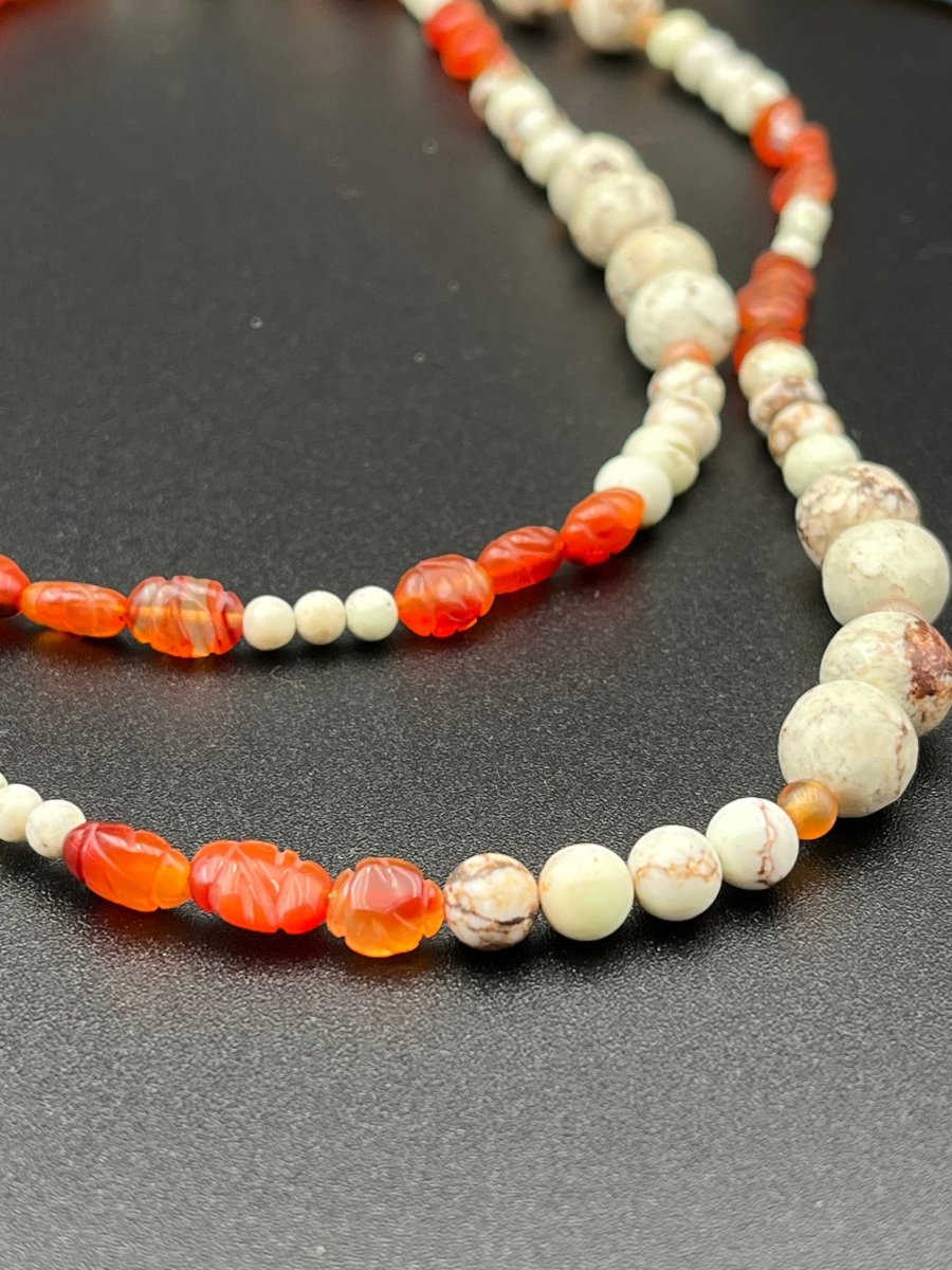 Lemon Chrysoprase + Carnelian NecklaceDebra PyeattNECKLACES