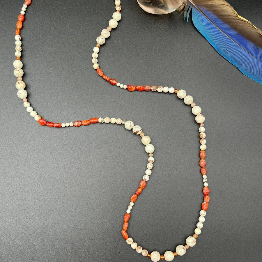 Lemon Chrysoprase + Carnelian NecklaceDebra PyeattNECKLACES