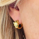 Leopard Huggie EarringsJessica Matrasko JewelryEARRINGS