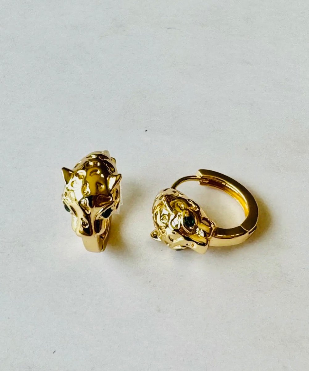 Leopard Huggie EarringsJessica Matrasko JewelryEARRINGS