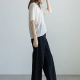 Lightweight Cashmere Tee – Short Sleeve EleganceCT PlageSWEATER