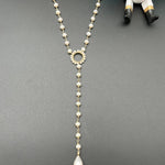 Long Pearl Y - Necklace with Pearl DropBeth ZinkNECKLACES
