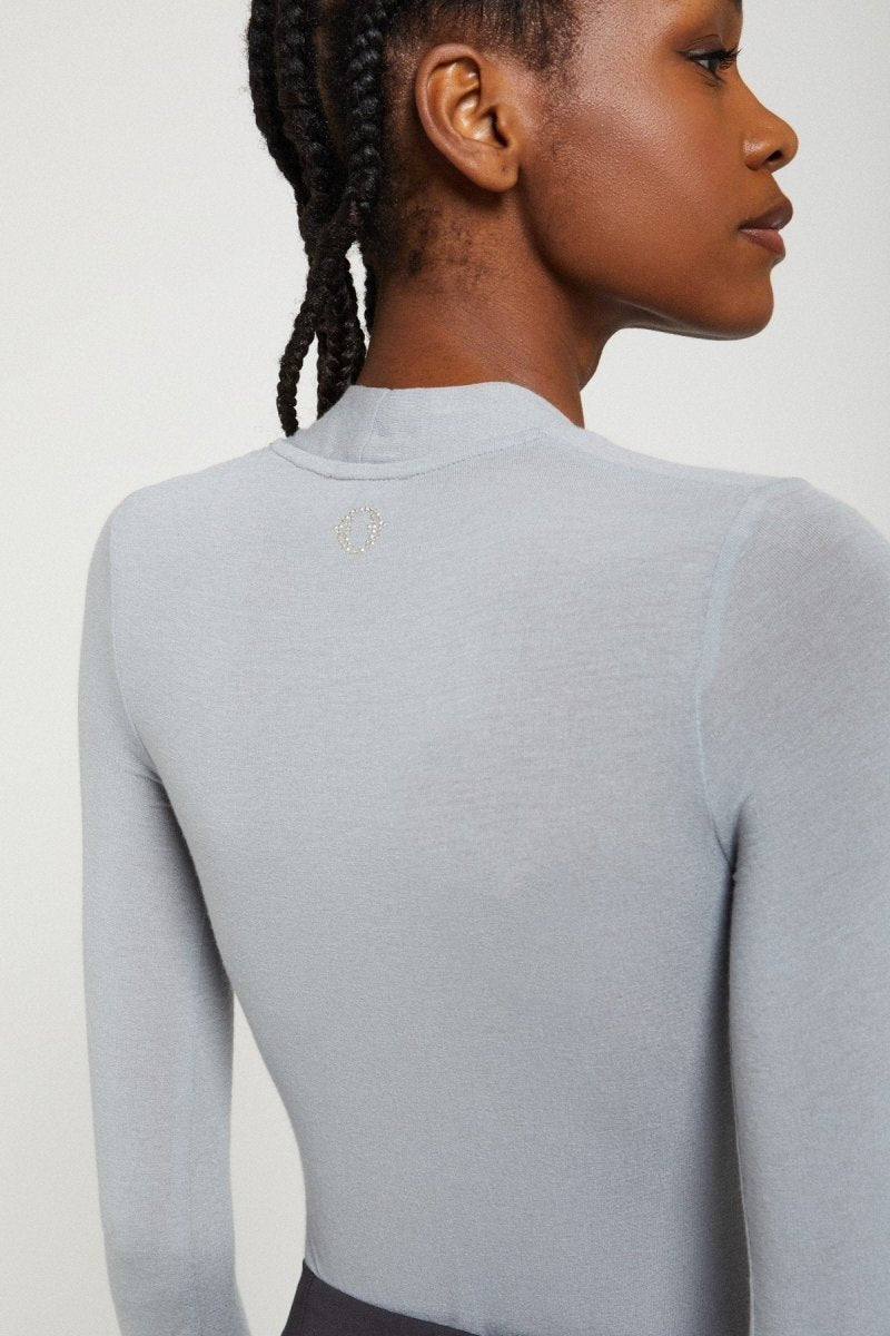 Long Sleeve Stretch Vneck Top (3 colors)Ottod'AmeTOPS