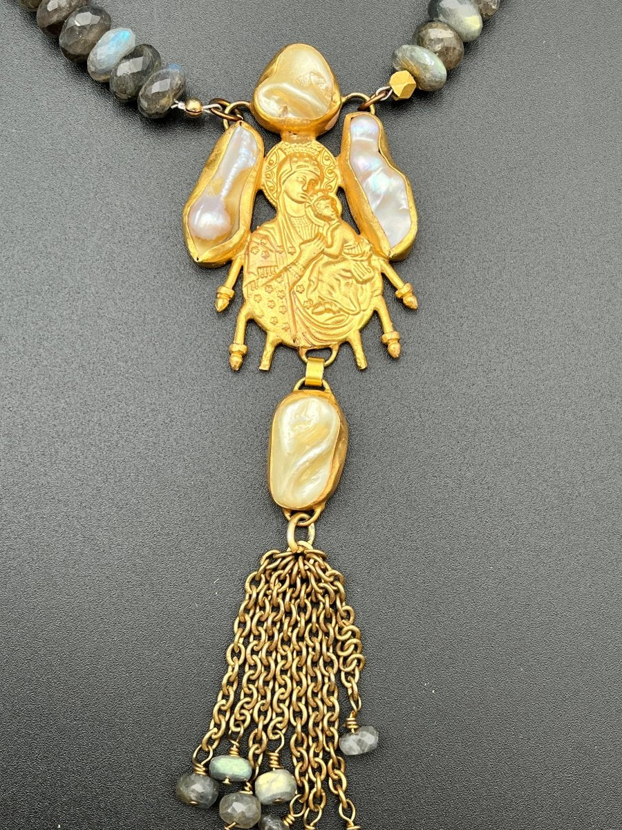 Ltd Edition Mother Mary Long NecklaceZiabirdNECKLACES