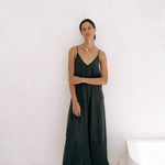 Lucid Flow Maxi Dress - BlackThe HandloomDress