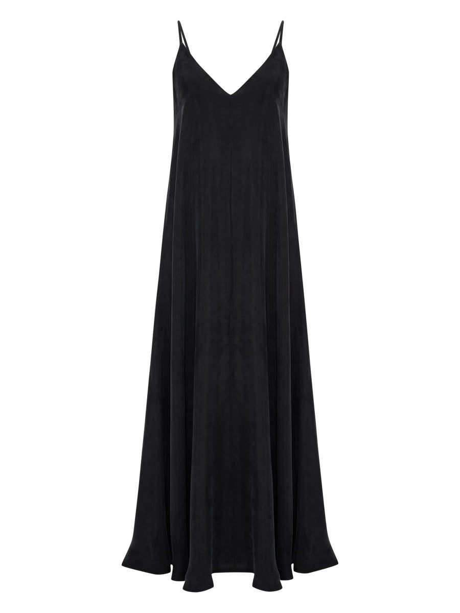 Lucid Flow Maxi Dress - BlackThe HandloomDress