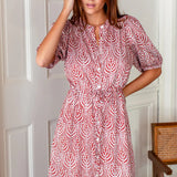 Lucy Dress Currant MedallionEmerson FryDRESS