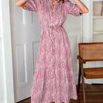 Lucy Dress Currant MedallionEmerson FryDRESS