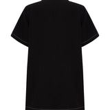 Mae Popover Mini Dress - BlackThe HandloomDress