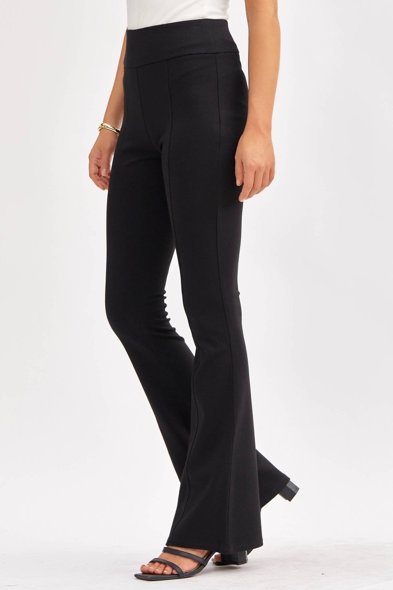 Magic High Waisted Kick Flare Pants: BlackDear Scarlettpants
