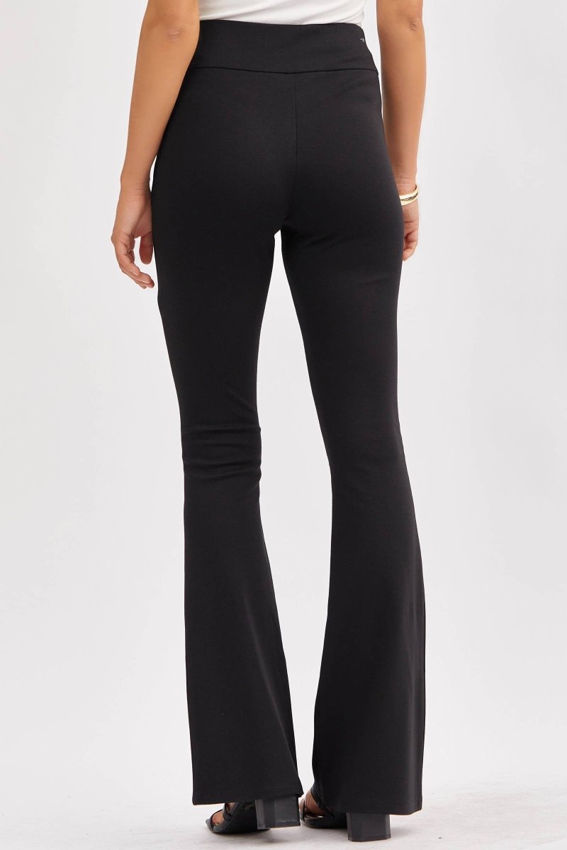 Magic High Waisted Kick Flare Pants: BlackDear Scarlettpants