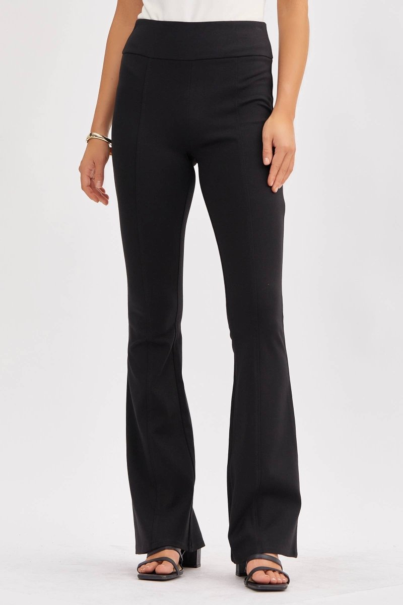 Magic High Waisted Kick Flare Pants: BlackDear Scarlettpants