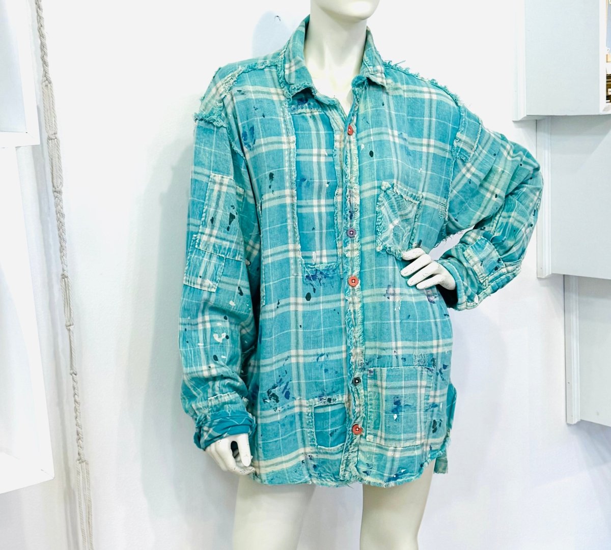Magnolia Pearl Seaspray Plaid WorkshirtZiabird Private Labelshirt