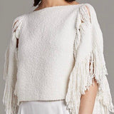 Mapuche Fringe Cotton TopVOZ ApparelTOPS