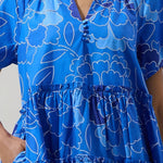 Maris Floral Pallas Poplin Tiered Mini DressSugarlipsDRESS