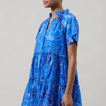 Maris Floral Pallas Poplin Tiered Mini DressSugarlipsDRESS