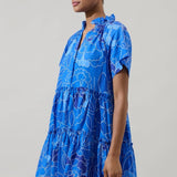 Maris Floral Pallas Poplin Tiered Mini DressSugarlipsDRESS