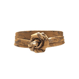 Metallic Wrap Belt – Truffle LeatherADA Collection Beltsbelts
