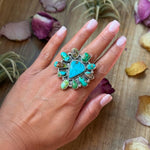 Mixed Mine Turquoise Sterling Silver Ring – Size 10The Bijoux FAB Jewelryring
