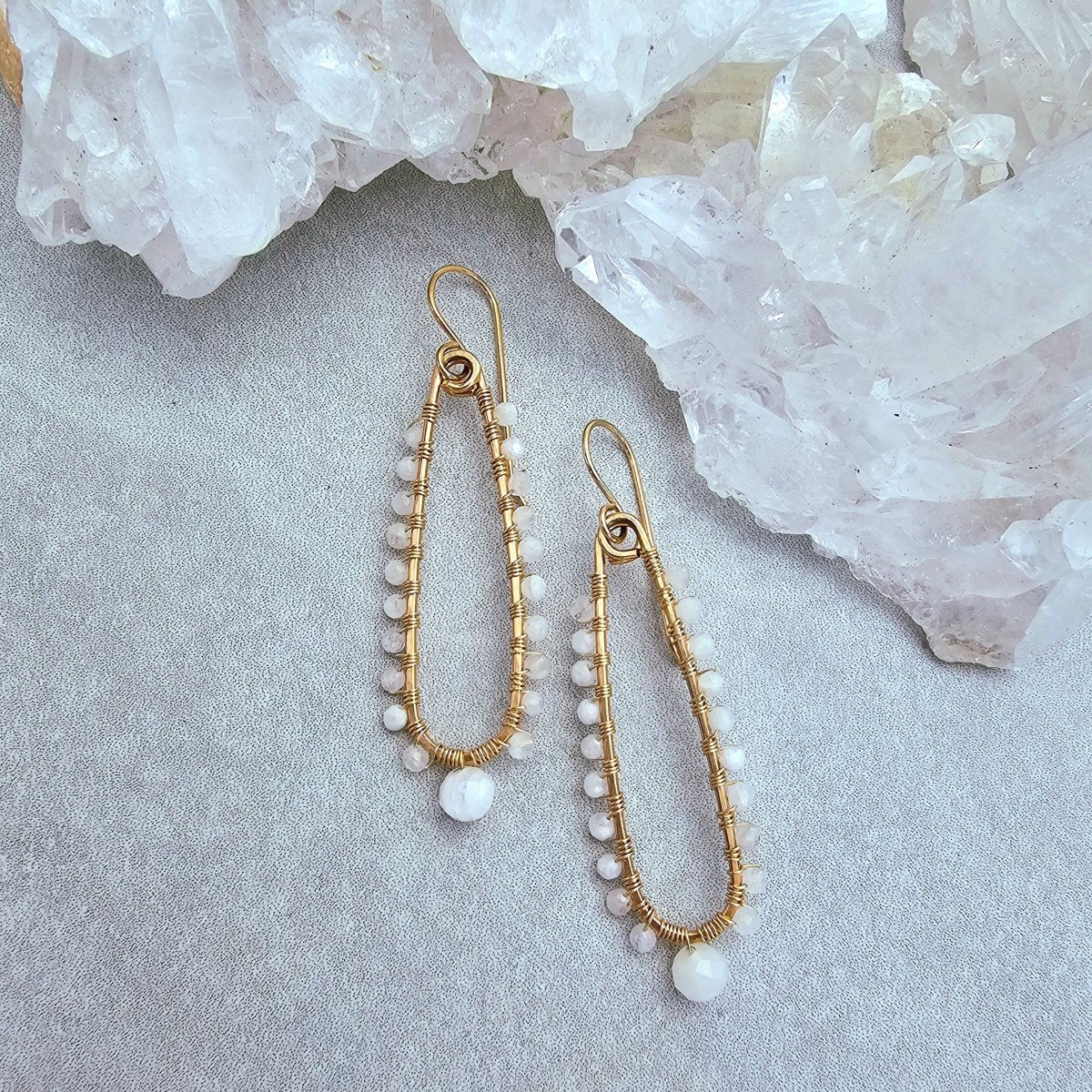 Moonstone Earrings #1490James & JezebelleEarrings
