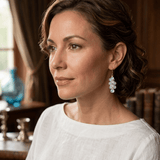 Moonstone Heart Cluster Earrings – 14k Gold Fill LeverbacksBeth ZinkEARRINGS
